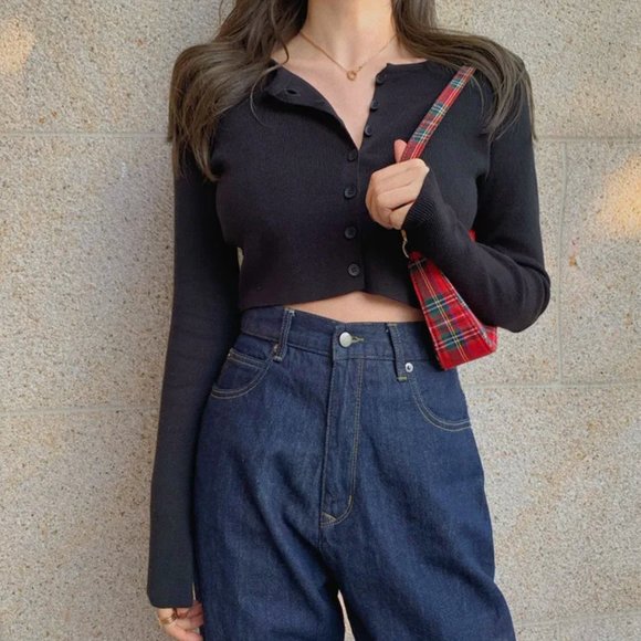 ONE LEFT - Cropped Cardigans - Picture 2 of 5